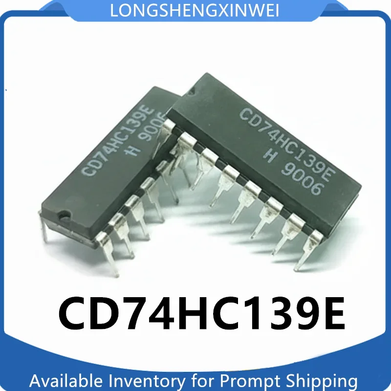 1PCS New Original CD74HC139E 74HC139 DIP16 Signal Switch Multiplex Decoding Chip Directly in Stock