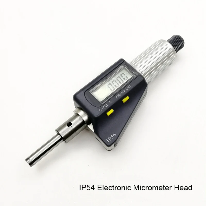 IP54 Waterproof 0-25mm Digital Micrometer Head Electronic Micrometer Head