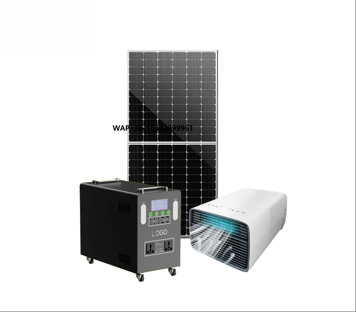 

Solar Panel with Battery 2025 New Car air Conditioning System Portable air Cooler Parking Cooler Motorhome