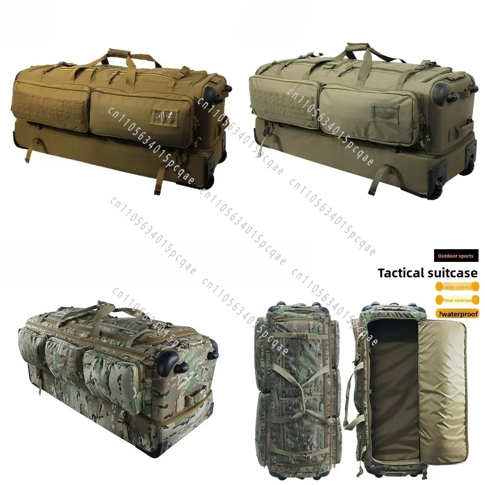 Large Capacity Durable Waterproof Backpack Hiking Camping Outdoor Camouflage Travel Bag for Military Training Tactical Gear