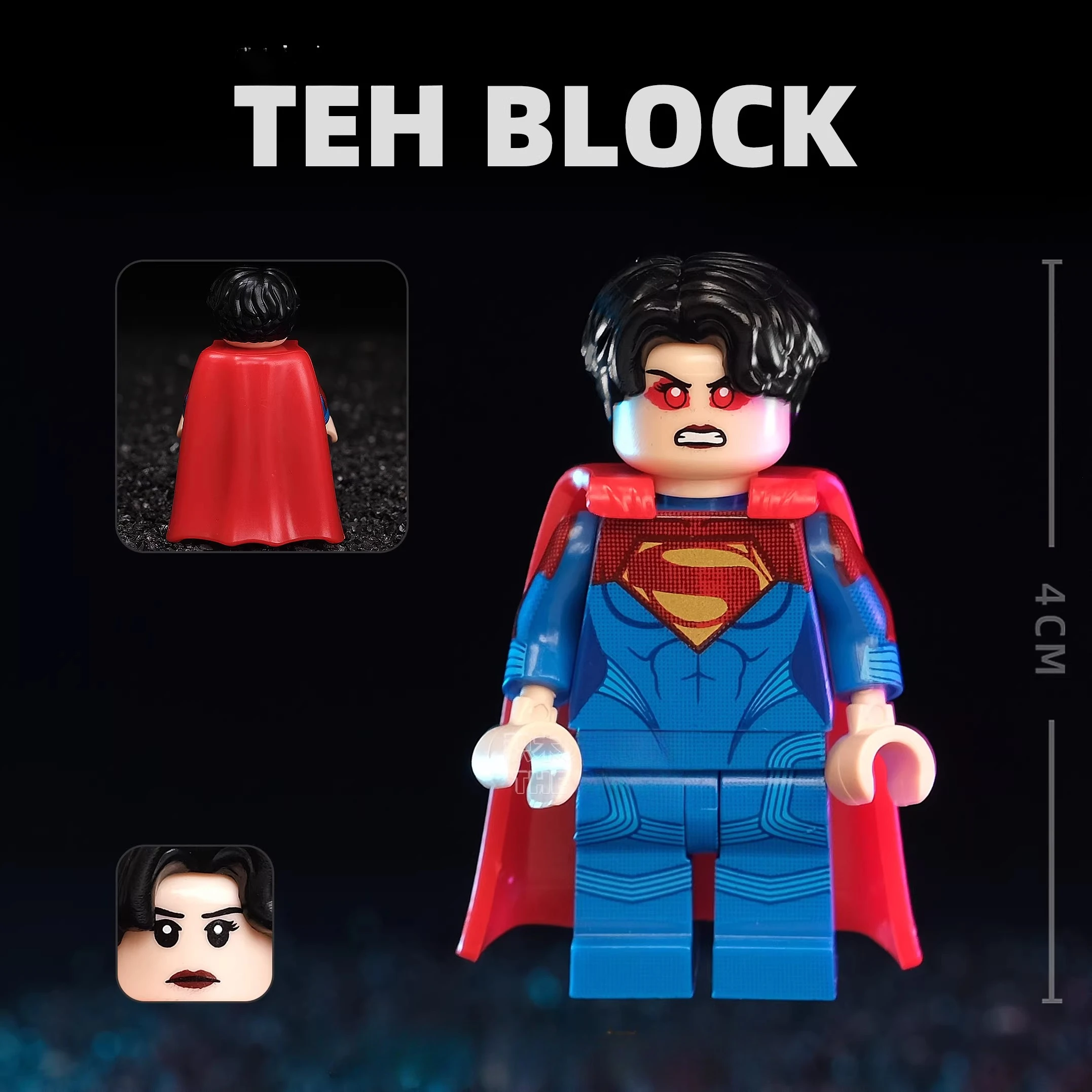 Figurine de film neuve de 4 cm, The Flash, modèle en plastique périmétrique, blocs de construction à assembler, décoration de bureau, ornements, cadeau de Nouvel An, jouet