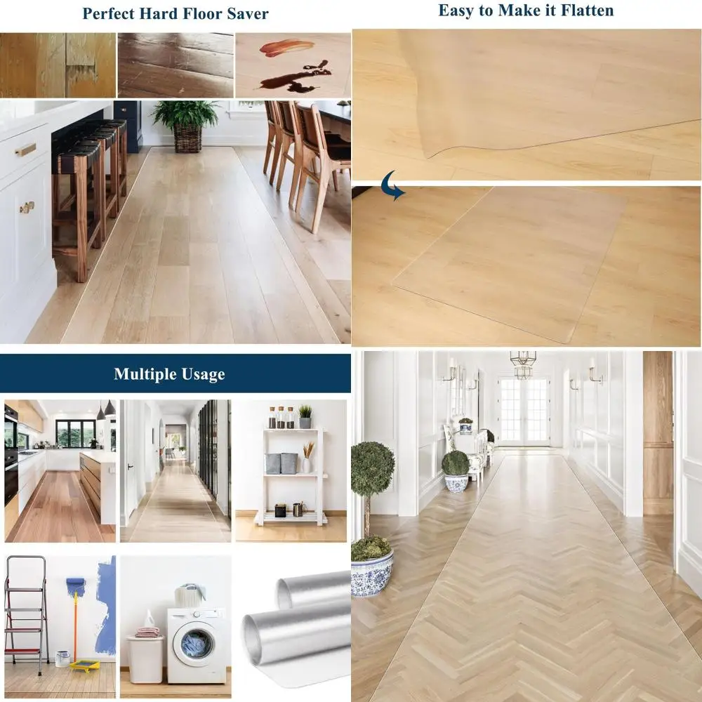 

Нескользящий водонепроницаемый коврик для бега, 2x20 футов для прихожей, кухни, прачечной и гостиной.