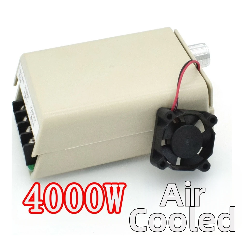 AC 220V 4000W Voltage Regulator With Brushless Fan For Resistive Load Motor Control Light Dimmer Electronic Component Tool