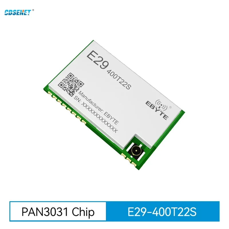 Lora PAN3031 433MHz ChirpIoT Wireless Spread Spectrum SMD Module CDSENT E29-400T22S  22dBm 5KM Distance AT Command Auto Relay