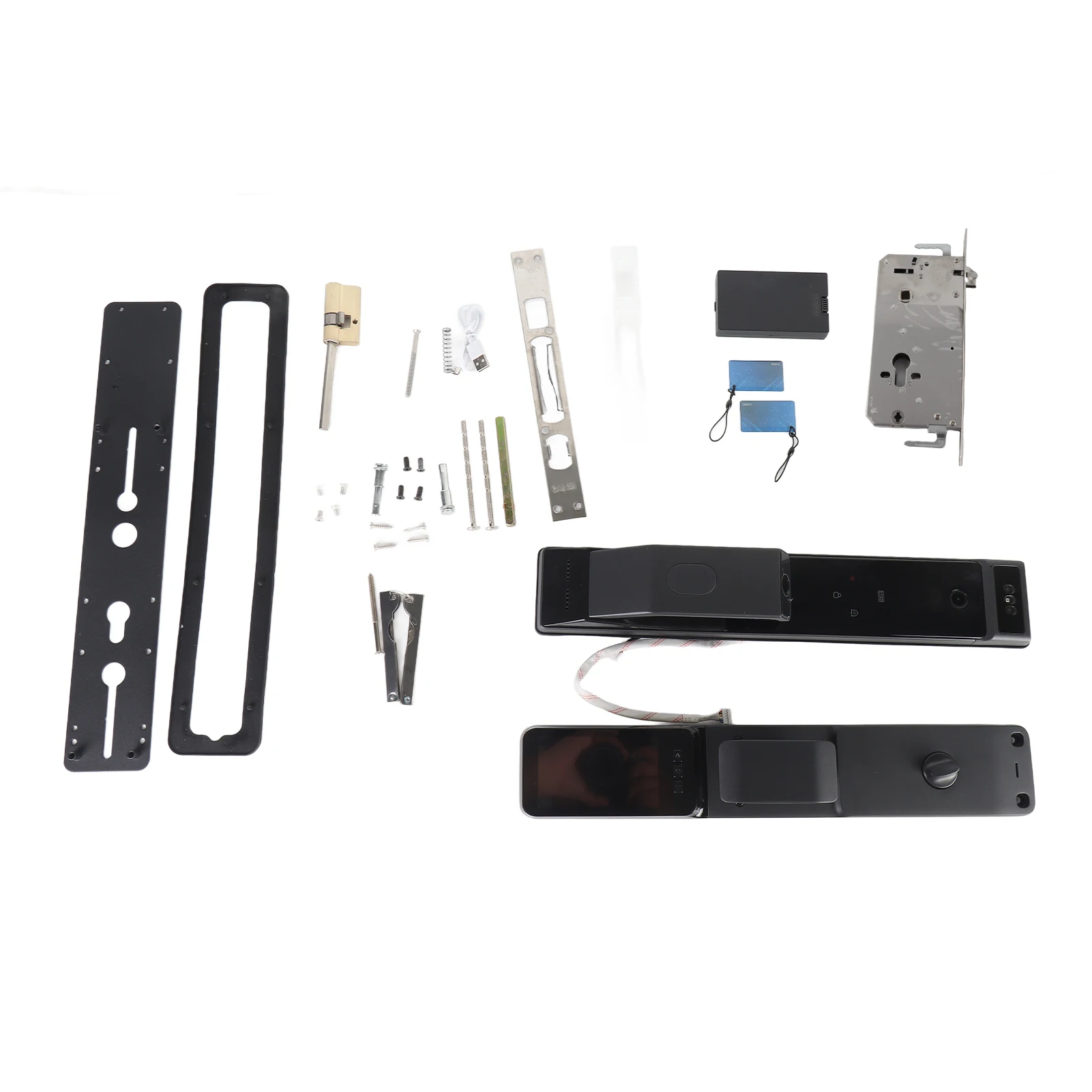 قفل باب APP قفل باب ببصمة الإصبع مع كاميرا قفل باب ذكي إلكتروني APP فتح القفل عن بعد للمنازل والشقق