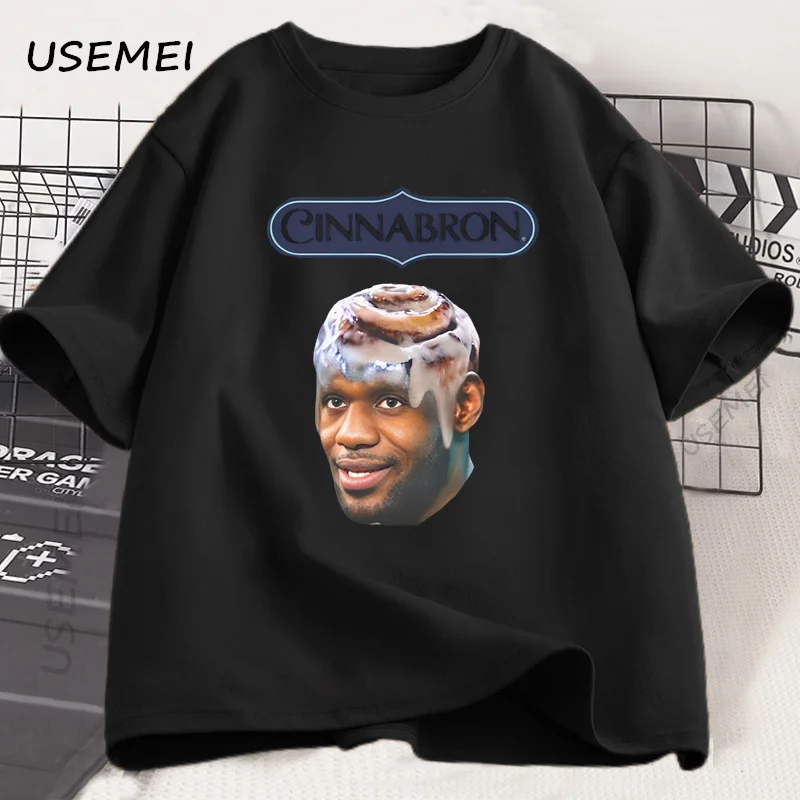 Cinnabron Meme Funny T-Shirt Men's Summer Cotton T Shirt Clothes Short Sleeve Novelty Gift Cool