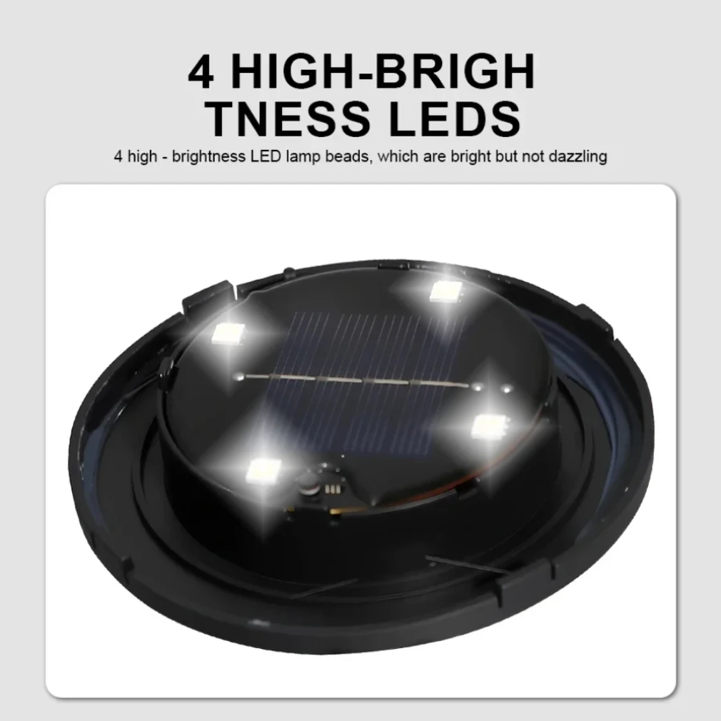 

LED Solar Stone Lights Outdoor Waterproof Solar Powered Rock Light,Outdoor Landscaping Spotlights Solar Garden Yard Decor Lamp