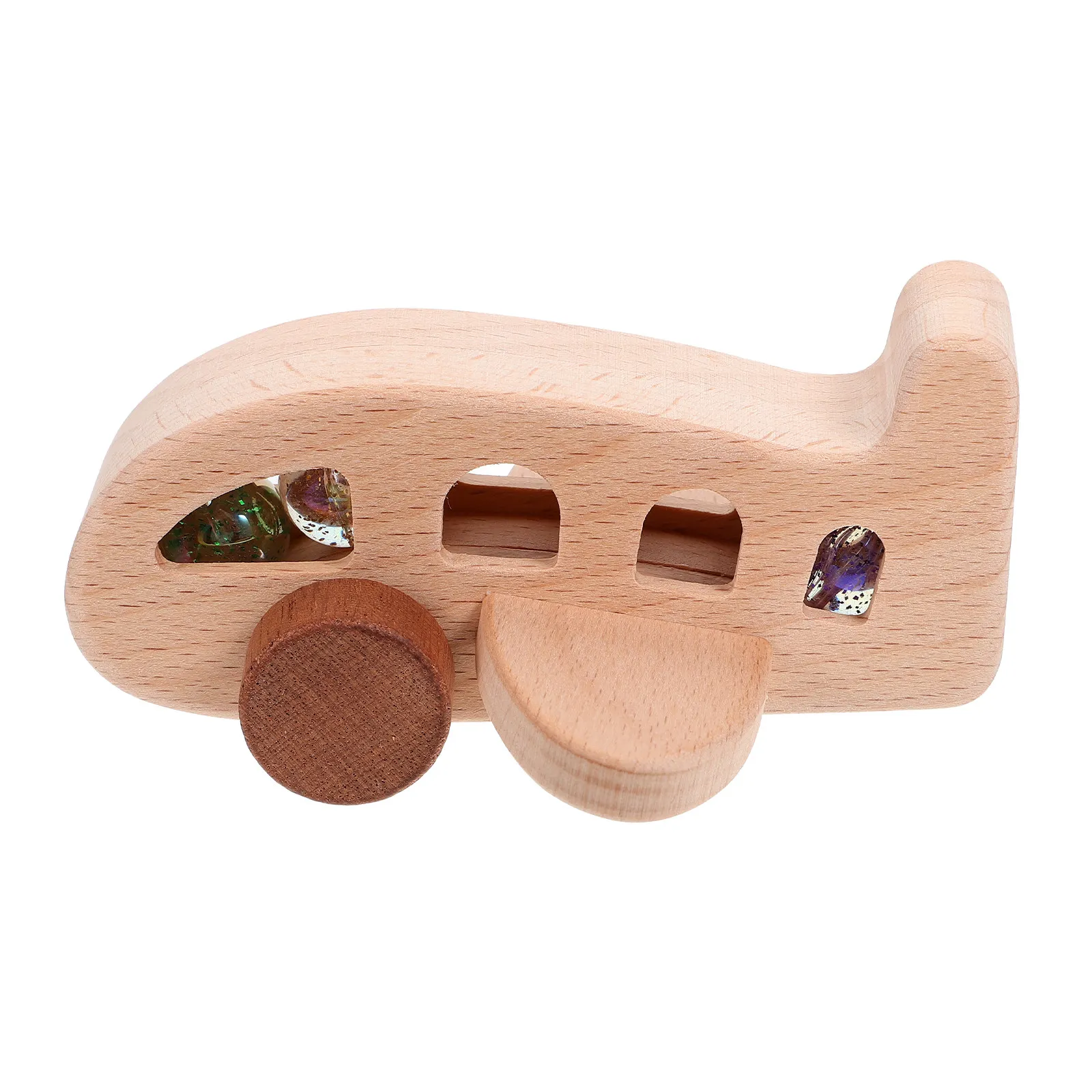 

Деревянный самолет-каталка для малышей: развивающая игрушка для мелкой моторики и сенсорного развития со звуком-погремушкой для детей 1-3 лет