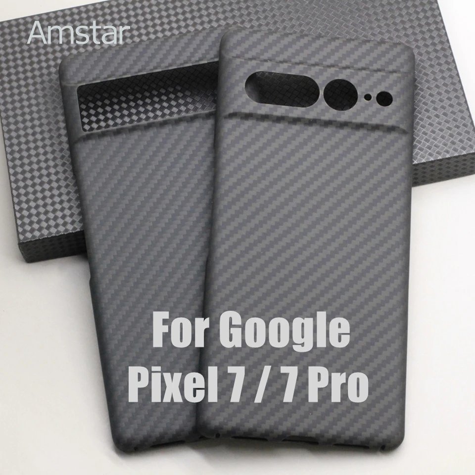 

Amstar Carbon Fiber Protective Case for Google Pixel 7 Pro High-quality Aramid Fiber Ultra-thin Business Pixel 7 5G Phone Cover