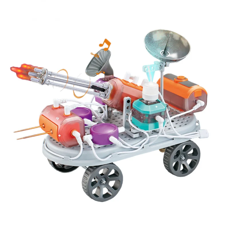 لعبة تعليمية جديدة للجذعية للأطفال هدية مكعبات بناء إلكترونية مجموعة تجربة علوم الفيزياء لطلاب المرحلة الابتدائية #5