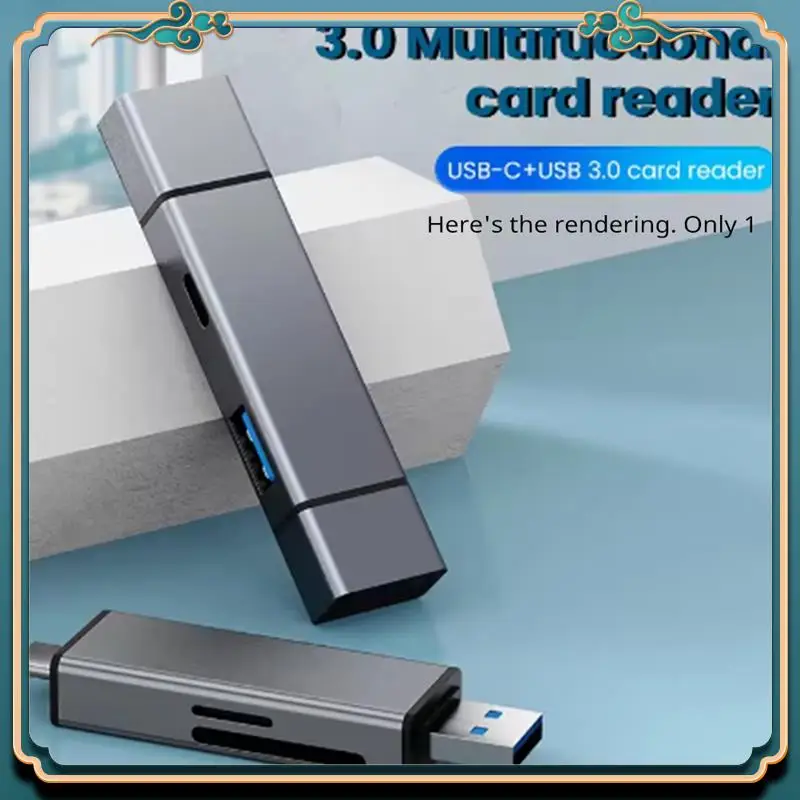 (جديد) - قارئ بطاقات TF محول OTG USB3.0 محرك فلاش SD TF قارئ بطاقات من النوع C إلى محول SD ملحقات الهاتف المحمول