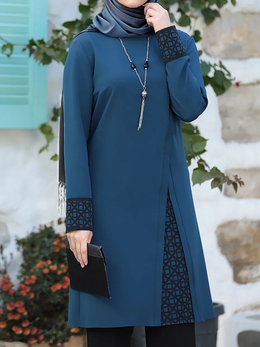 Imagem -02 - Abayas Ramadan Robe Conjunto para Mulheres Muçulmanas Roupas Islâmicas Vestidos Turcos Vestido de Oração Conjunto de Duas Peças Moda Dubai 2023