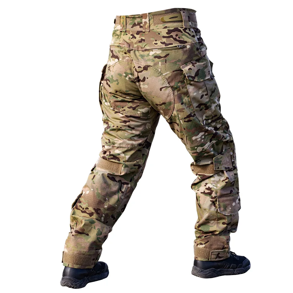 Cargobroek GEN3G3 Outdoor Forest Ranger Groen CP MC Camo Sport Camouflage Ademend MilitaryCombat Lange broek + kniebeschermer