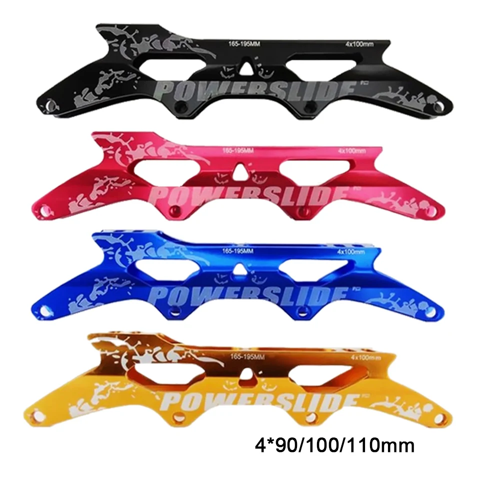 Powerslide S3 Inline Speed Skates Frame 4*90/100/110 mm Chassis Aluminium Alloy Skates Base 165 - 195mm Mount Distance