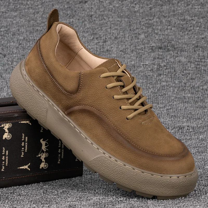 

Мужские повседневные кожаные кроссовки для бега, мягкие, спортивные, осенне-зимние, новые, из натуральной кожи, удобные, низкие кеды