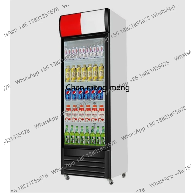 

Шкаф-витрина для напитков, однодверный, двойная дверь, трехдверный холодильный шкаф, коммерческий вертикальный шкаф для свежего пива