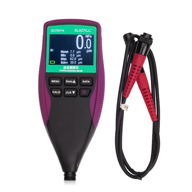 EC781FN Digital Painting Thickness Meter Mini LCD Car Coating Thickness Gauge