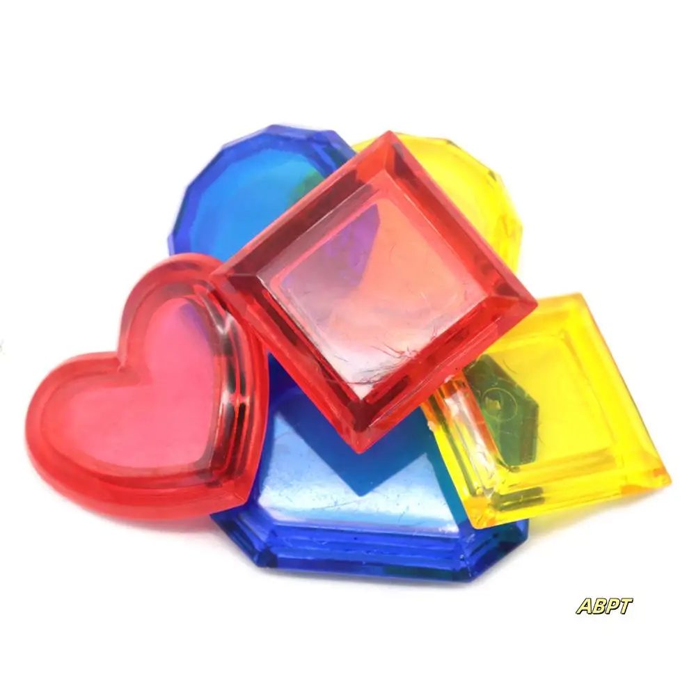 

40Pcs Swimming Pool For Kids Diving Rings Sticks Shark Underwater Sinking Glow Gem Treasures Games Dive