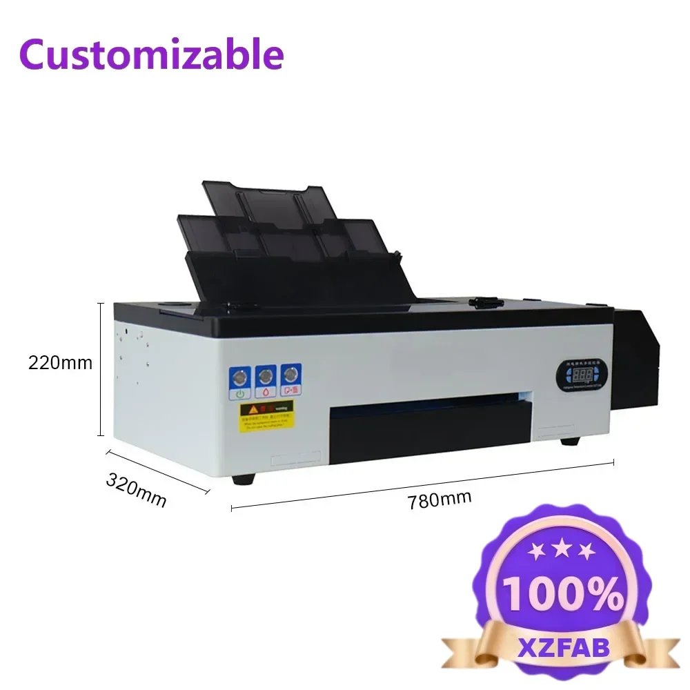 Factory Direct 2026 to usa roll dtf inkjet 6 color CISS 1390 digital 300mm Film latest 30cm dtg/dtf printer