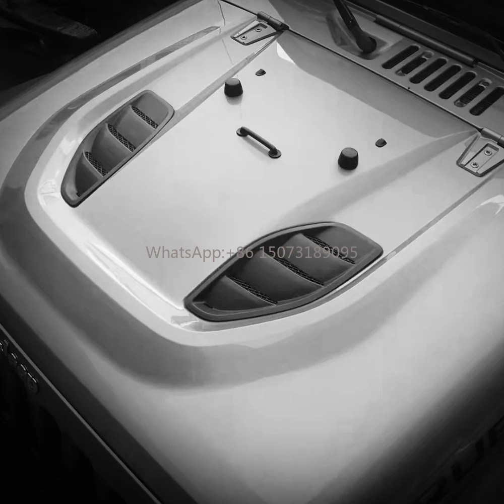 10th Anniversary Hood Replacement Hood Heat Dispersion for 2007-2017 Jeep Wrangler JK JKU