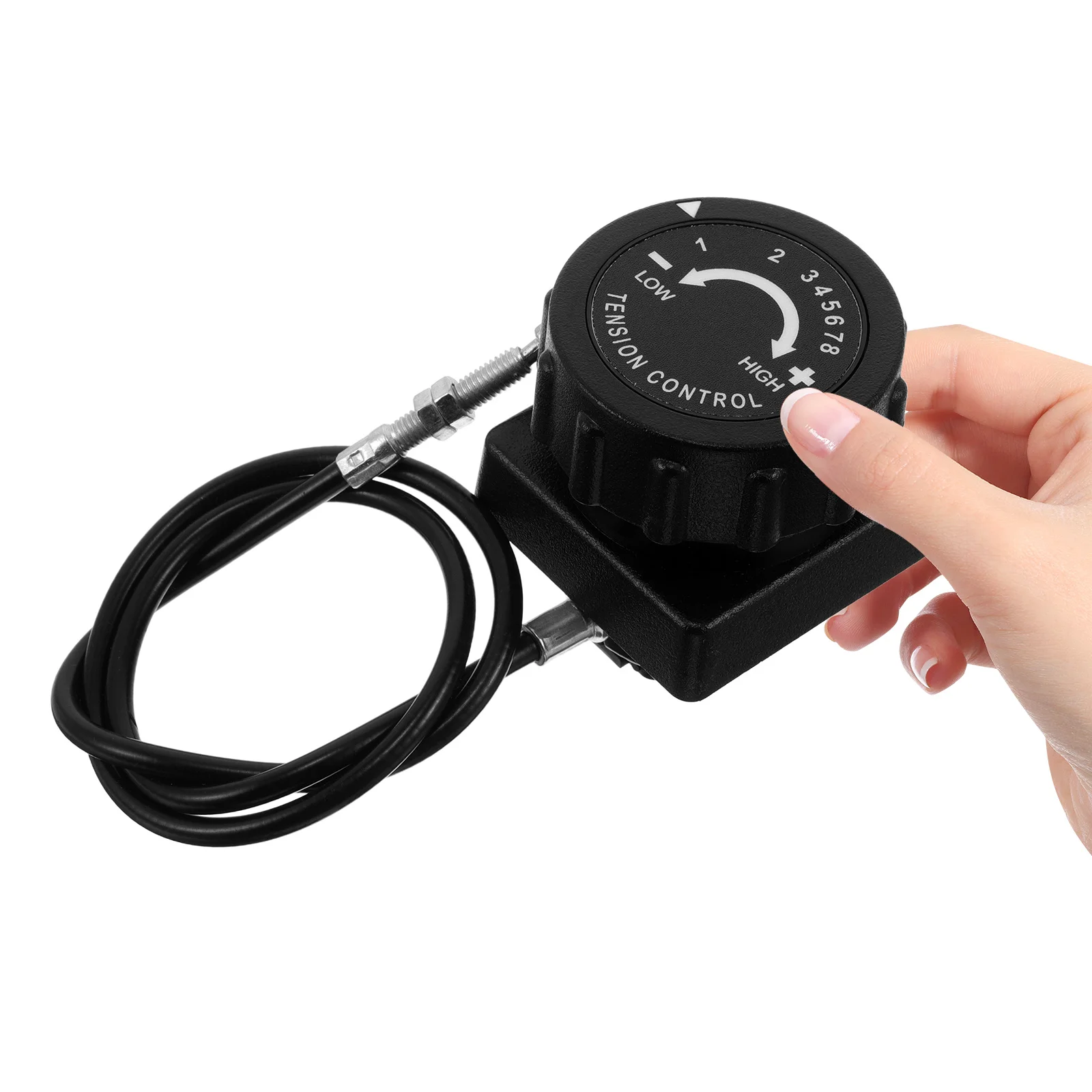 

Exercise Bike Resistance -Stage Plastic Tuning Mechanism 60Cm Cable Precision Adjustment Part