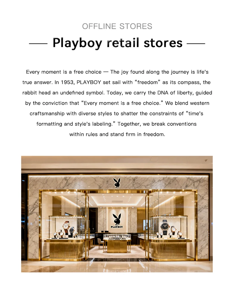 PLAYBOY 3110 Herrenuhr Marke Original Exklusive Mode Einfache Doppelkalender Leuchtende Wasserdichte Quarz-Armbanduhren für Männer – Detail 15