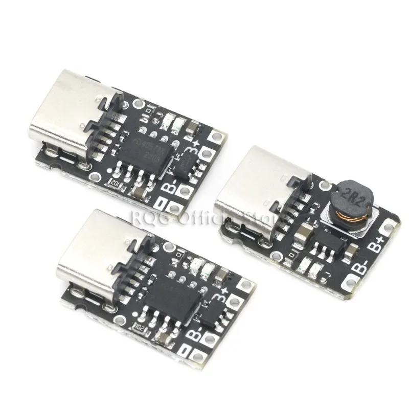 5V Dual Way Type-C Power Board for 3.7V 4.2V 18650 Lithium Cell Step Up Guard Circuit Electronic DIY Making & Assembly
