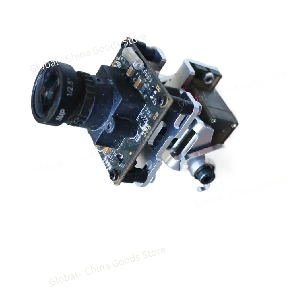 2 Axis Gimbal FPV Gimbal Drone Gimbal with Two Metal Gear Servos for Model Aeroplane Cameras