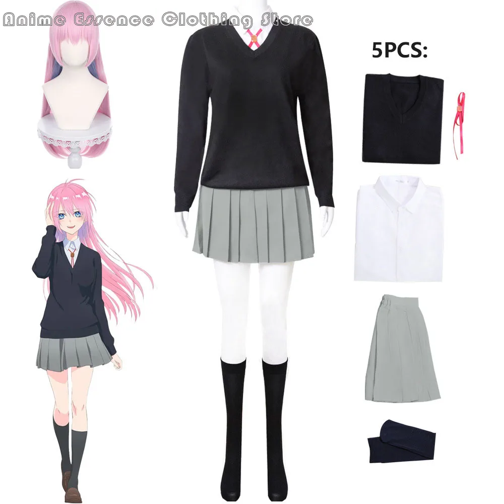 Anime Micchon Shikimori Cosplay Costume Shikimoris Not Just a Cutie Sweater School Girl Uniform Kawaii dake ja Nai Shikimori-san