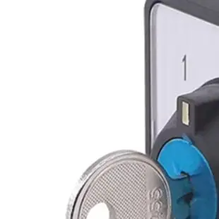 3 Position Key Switch 20A 550V AC 22MM 2 Ways Rotary Latching Keylock With Removable Keys For Industrial Electrical Control Pane