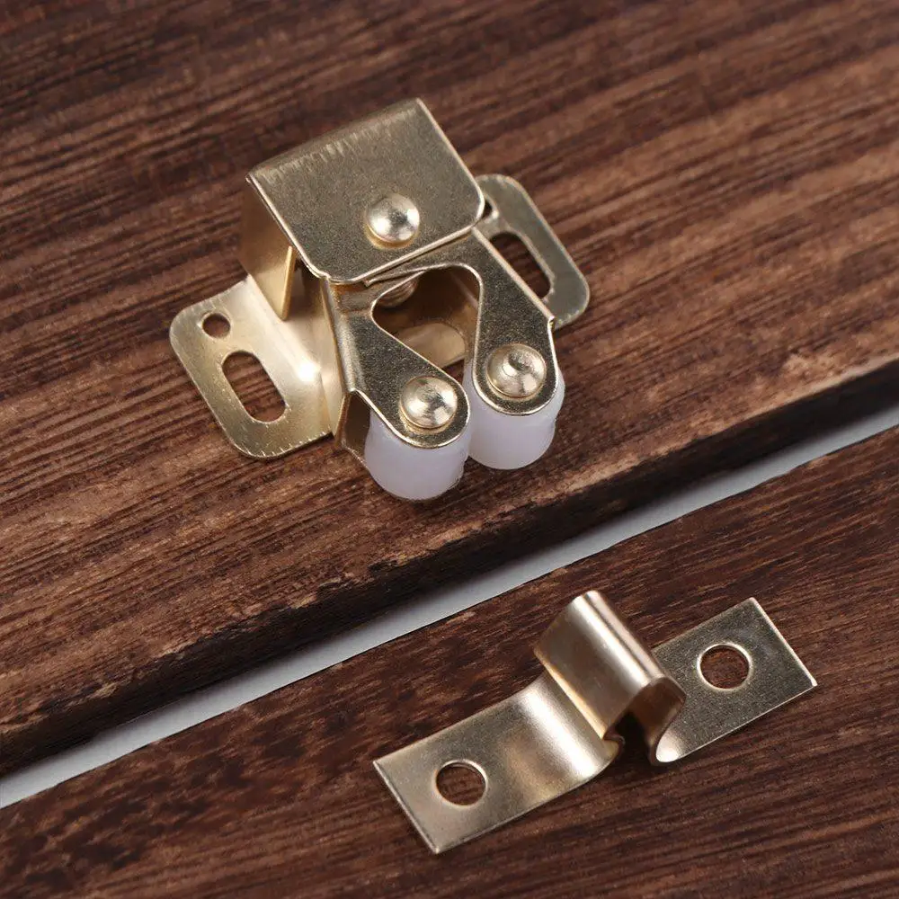 

20pcs Easy To Install The Cabinet Door Hit The Beads Sturdy Durable Cabinet Door Clips Electroplating Wear-resistant