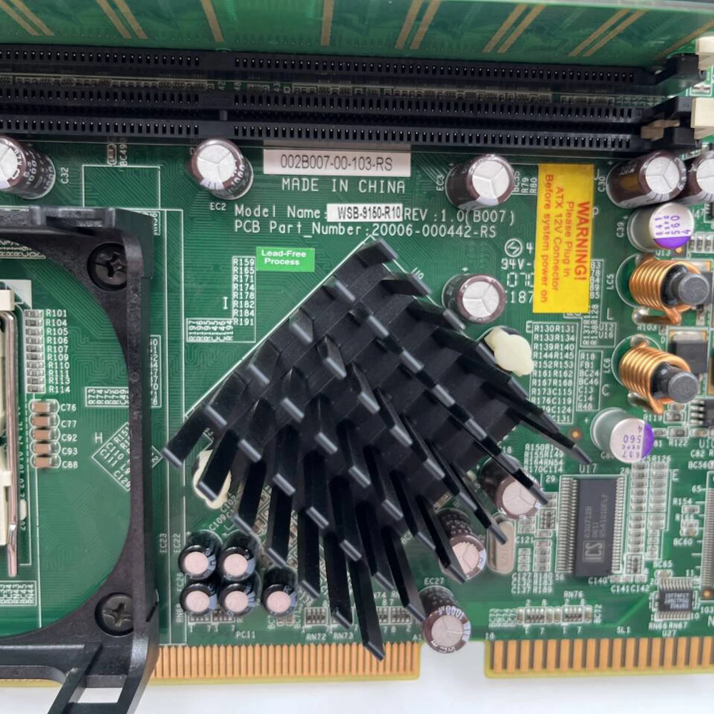 478-pin Full-length cCard Desktop Computer Industrial Control Motherboard WSB-9150-R10 rev.1.0