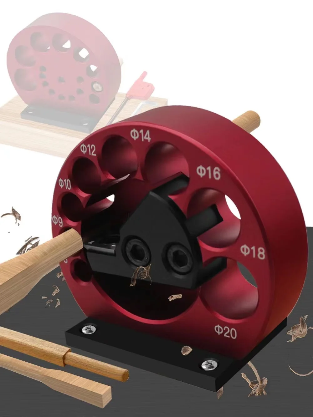 Alüminyum alaşım 8-Holes dübel Maker Jig kiti 8mm-20mm ile karbür bıçakları ağaç İşleme elektrikli matkap freze dübel yardımcı aracı