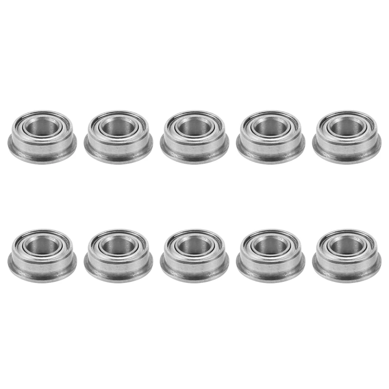 

30PCS MF84ZZ LF840ZZ Shielded Flanged 4 X 8 X 3MM Model Ball Flange Bearing