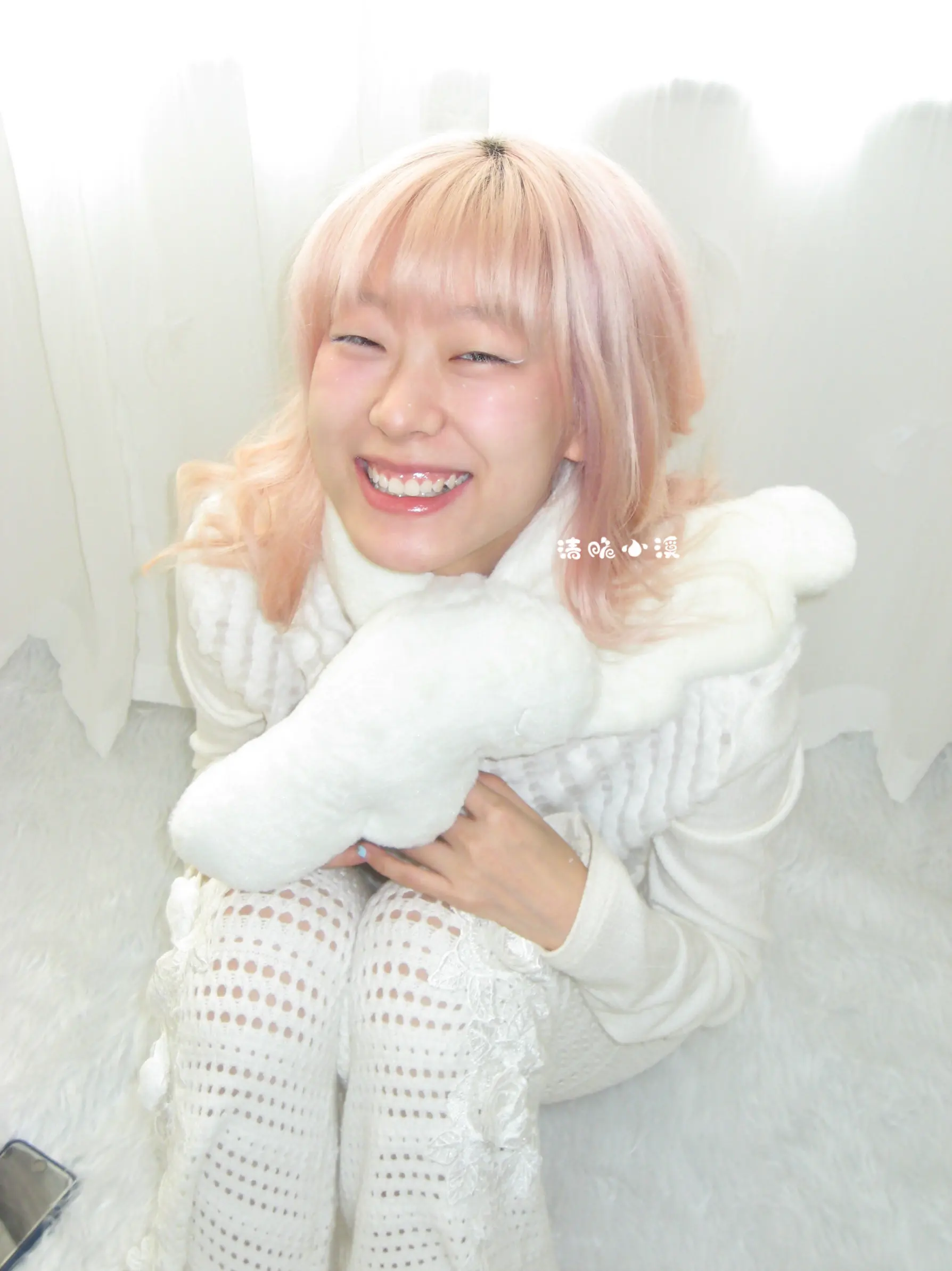 Original Design Lolita Mass-produced Cute Winter New Snow Melting Angel Plush Wing Shape Versatile Warm Scarf for Women