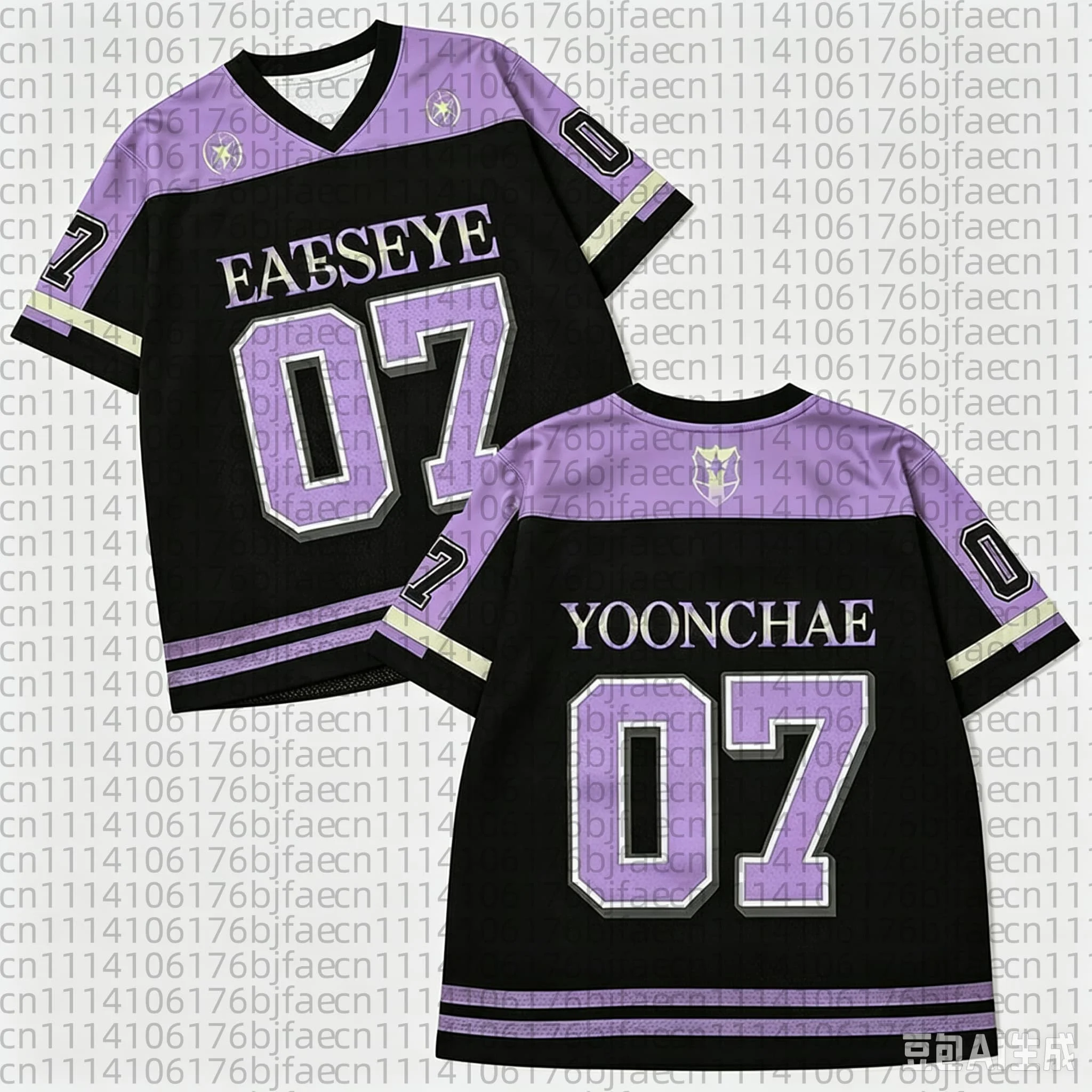 2026 Katseye Concert Unisex Jersey Loose Fashionable Streetwear Yoonchae Lara&Sophia Daniela Fans Tee Summer Men Women T-Shirts