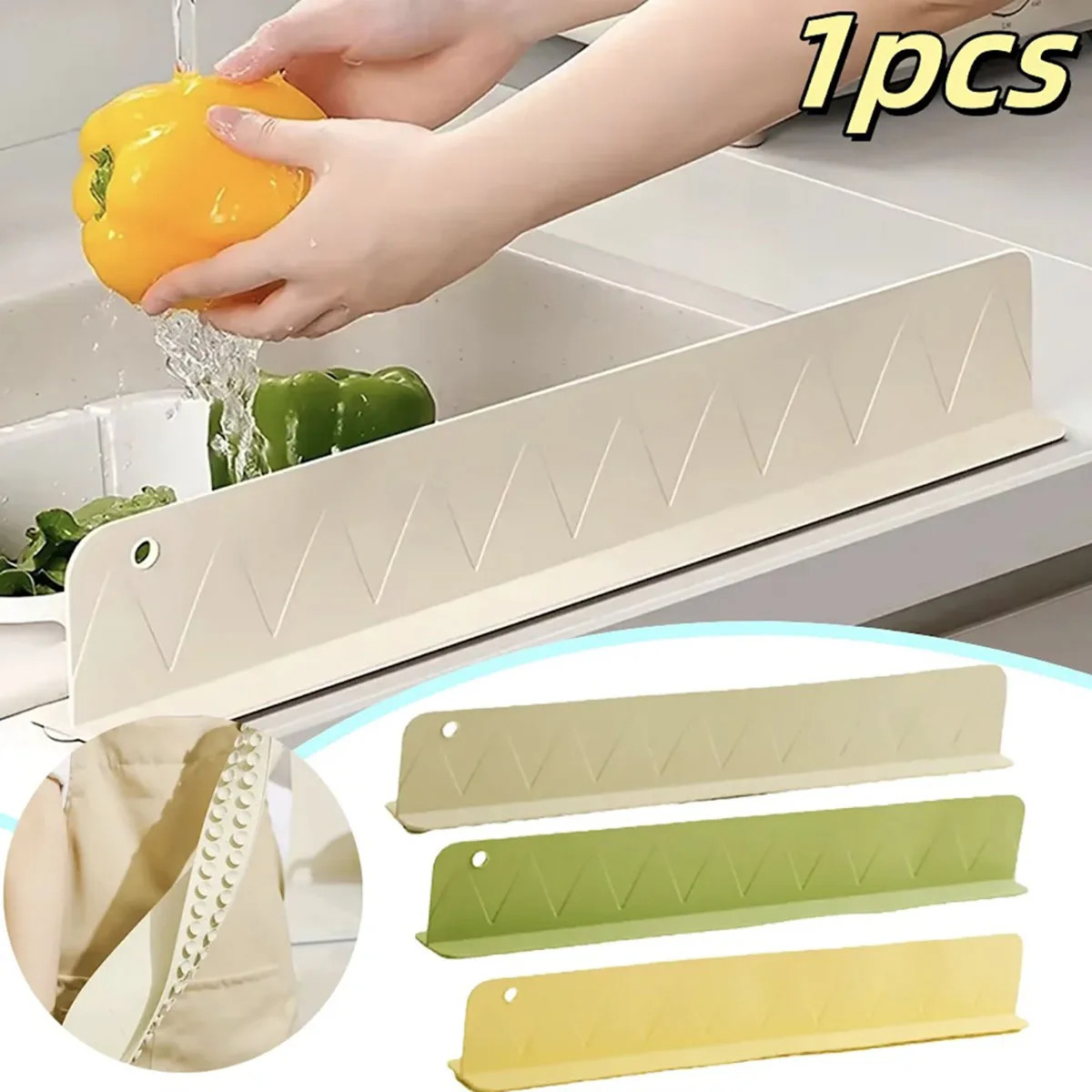 1pcs Silicone Sink Splash Guard – Non-Slip, Easy Clean, Prevents Water Stains, for Home & Restaurant
