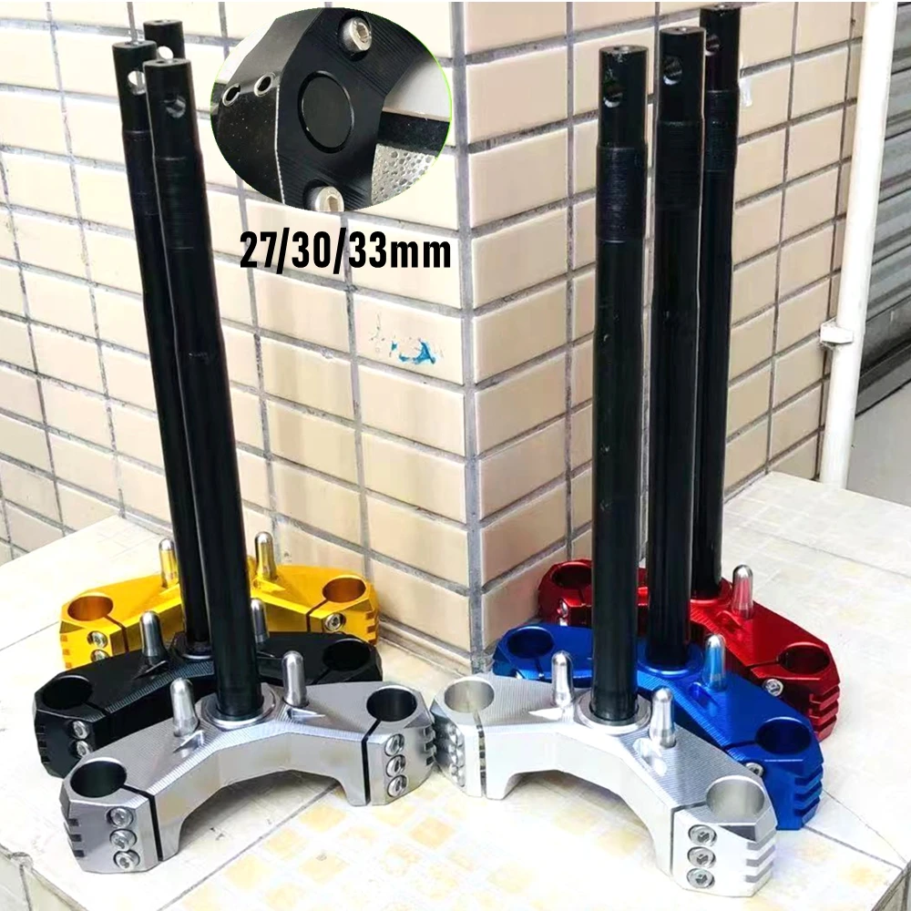 CNC Solid 27mm/30mm/33mm Motorcycle Steering Column Electric Scooter Front Shock Direction Column For Niu U+a/U+b/UQI/Us/U+/U1
