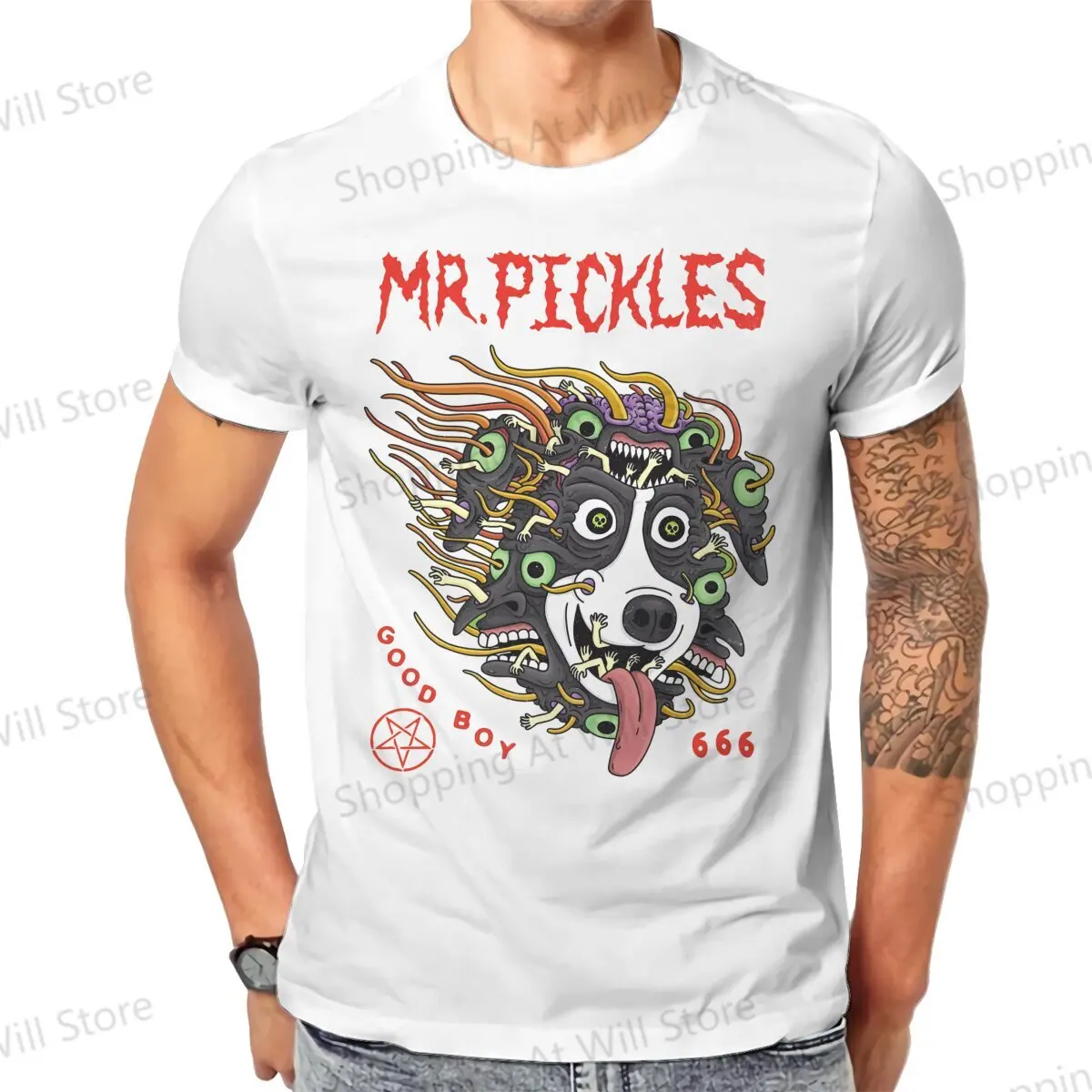 Hot selling in Summer Men's and Women's T-shirts Mr Pickles MR PICKLES THRASHTACULAR EXODUS TOUR 2024 Summer top Street Clothing