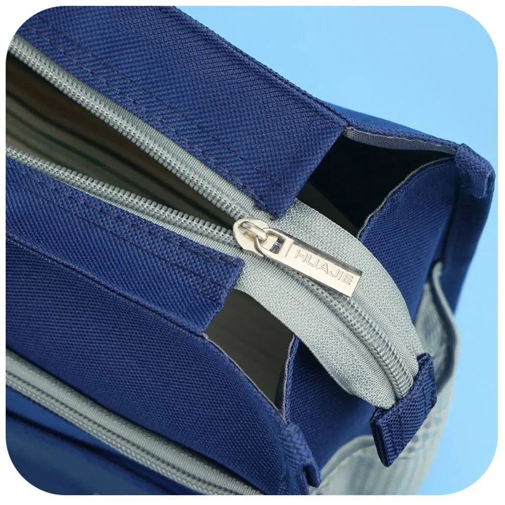 Thickened Oxford Handheld Book Bag Large Capacity Zipper Painting Storage Bag A3 8k File Bag School Office Supplies