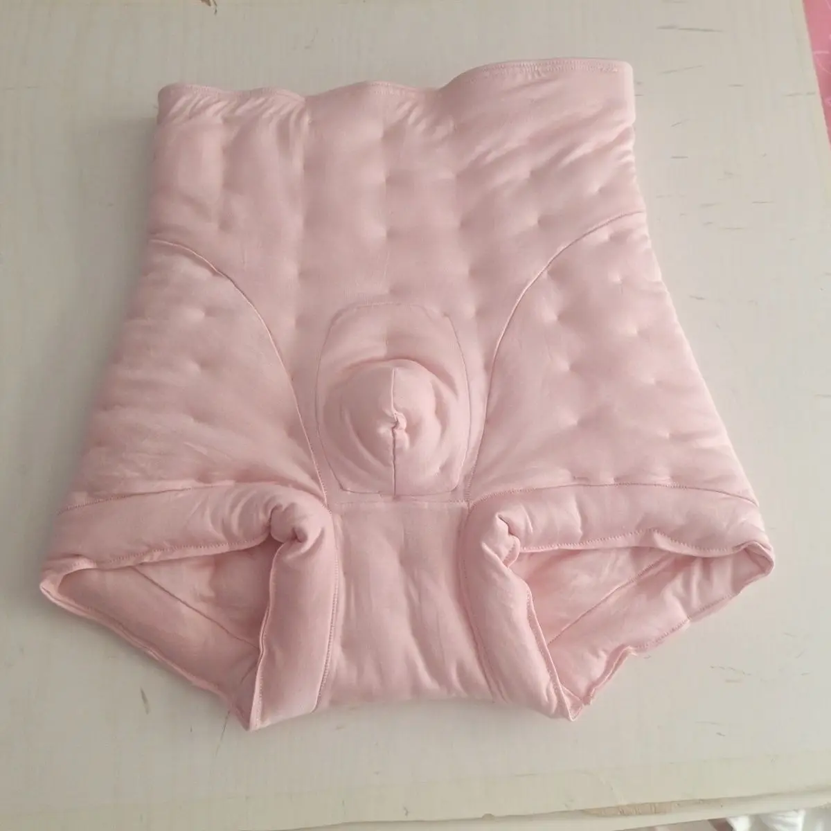 Man Women Middle Waist Shorts Cotton Blended Thick Puffy Panty Brief Nursery