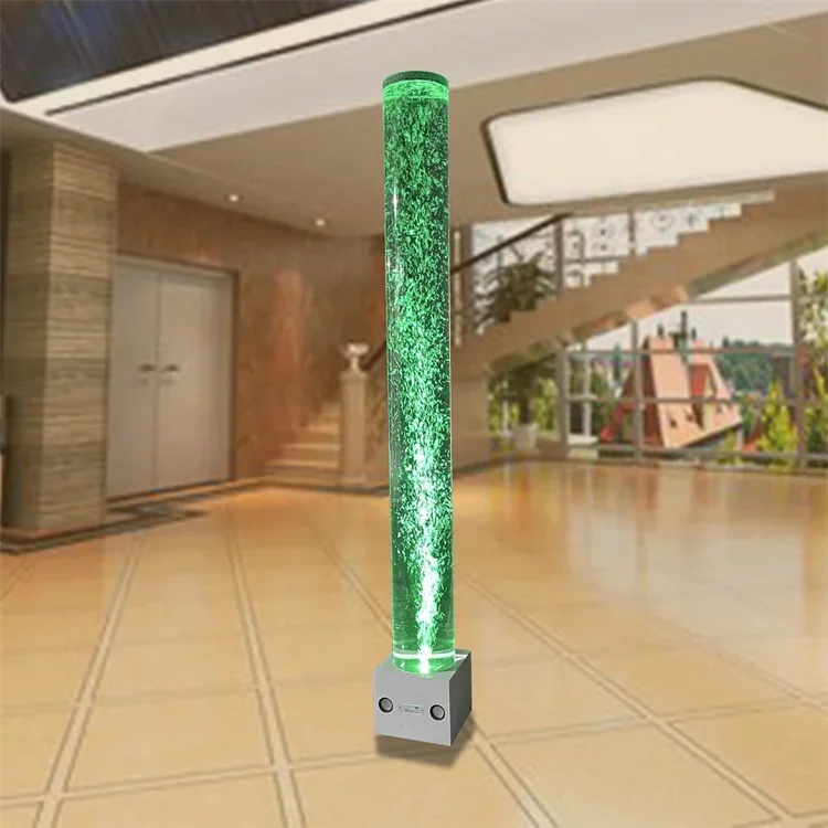 Acrylic Bubble Lamp Floor Water Column Bluetooth-Enabled Home Luxury Christmas Modern Wedding