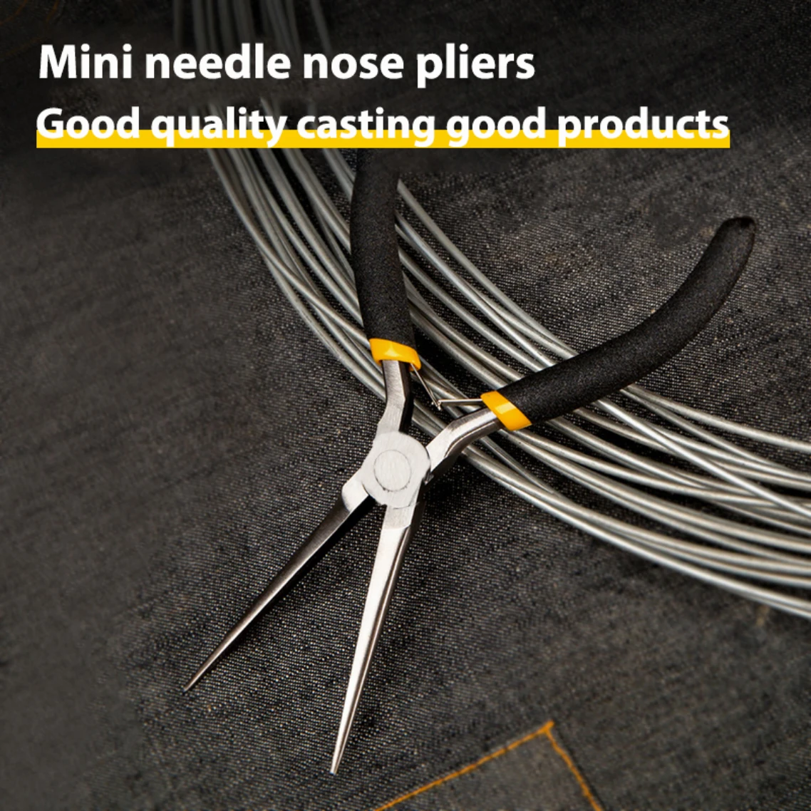 Mini Needle Nose Pliers Carbon Steel Multi-function for 3D Printer Tools DIY Handmade Model Jewelry Long Pointed Pliers Gadgets