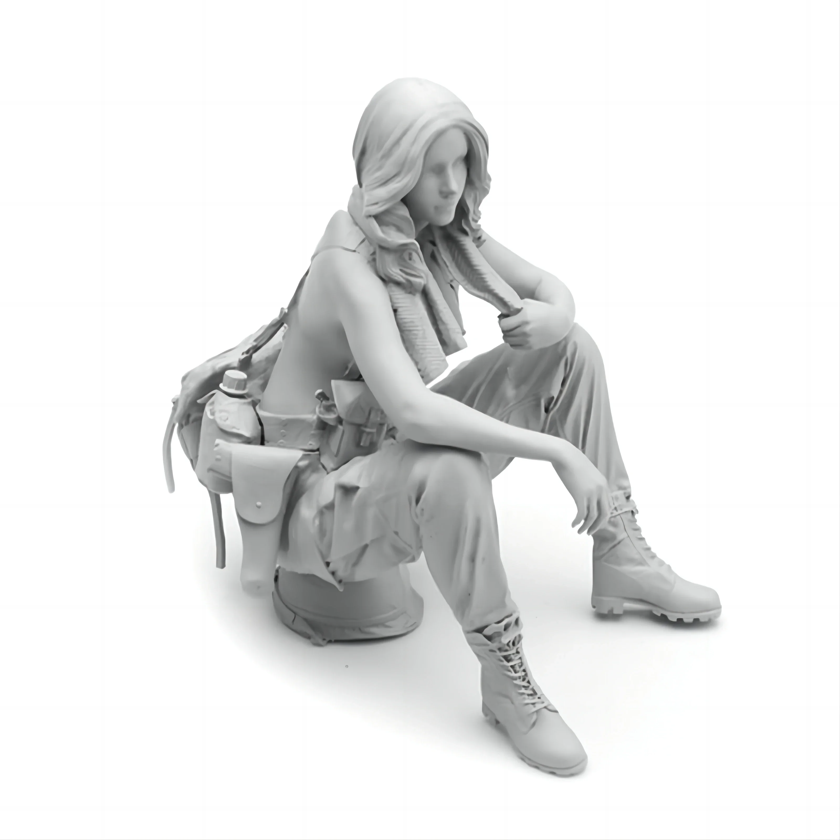 1/24 zestawy figurek modeli z żywicy GK, motyw wojskowy, niezmontowane i niepomalowane