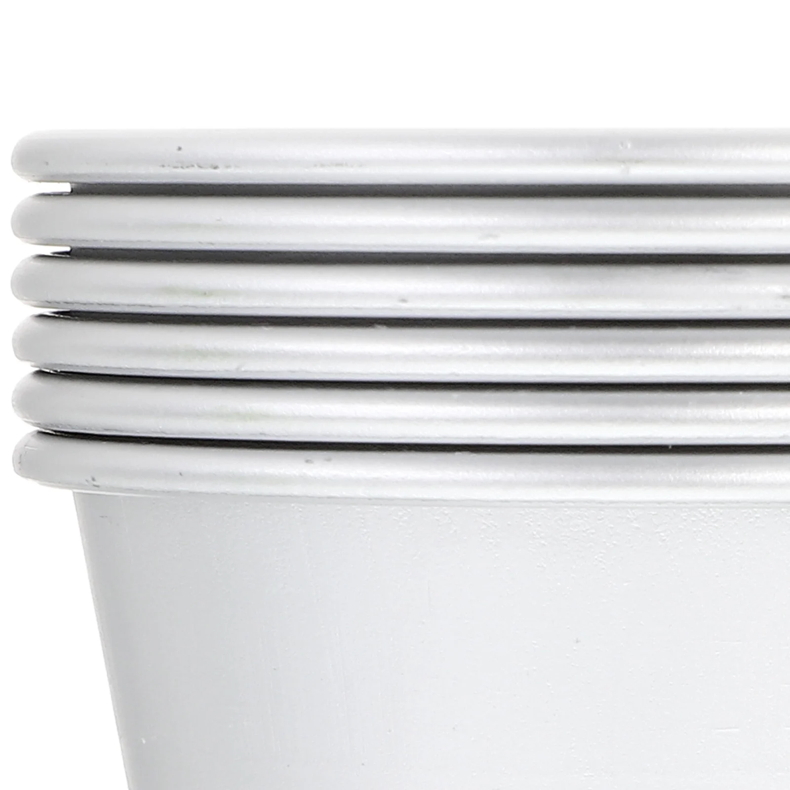 

6Pcs Aluminum Alloy Pudding Molds Nonstick Small Cake Pans for Home Bakery Chocolate Jelly Egg Tart Making Tools