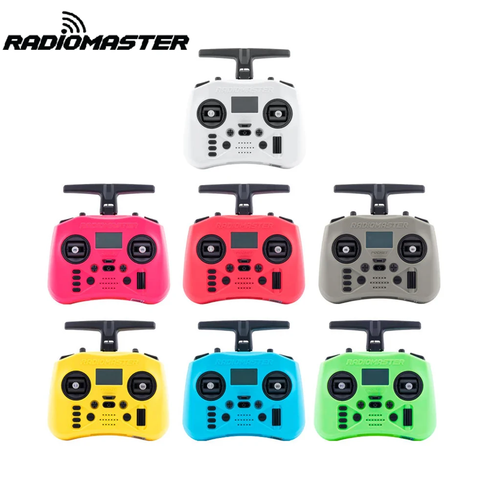 Radiomaster Pocket Crush 2.4GHz ELRS Hall Gimbal Transmitter Remote Control Portable Lightweight Foldable Antenna