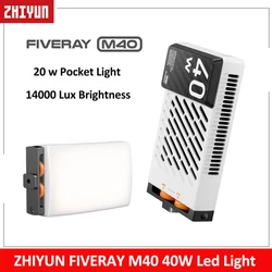 ZHIYUN FIVERAY M40 40W Led Lights Handheld Pocket Light Photo Video Lamp Fill Light Photography Lighting for Youtube/Tiktok