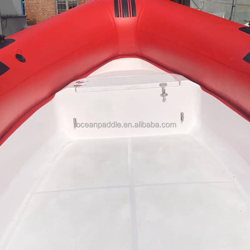 RIB HYPALON قوارب إنقاذ صيد صلبة قابلة للنفخ من الألياف الزجاجية والألومنيوم