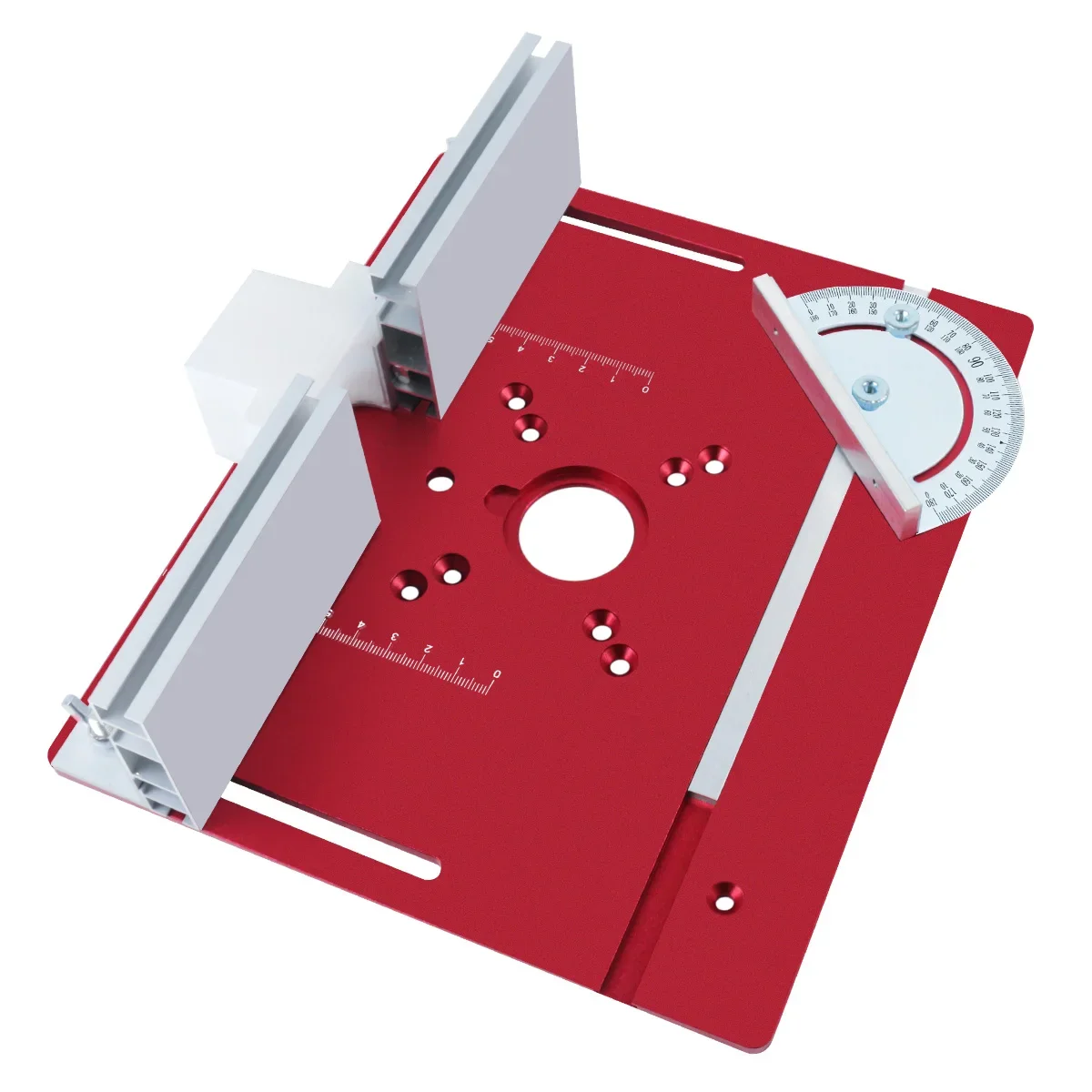 Frästisch-Hebesystem mit Einlegeplatte aus Aluminiumlegierung, Verstellbare Frästisch-Hebebasis für Holzbearbeitungsfräsen – Detail 6