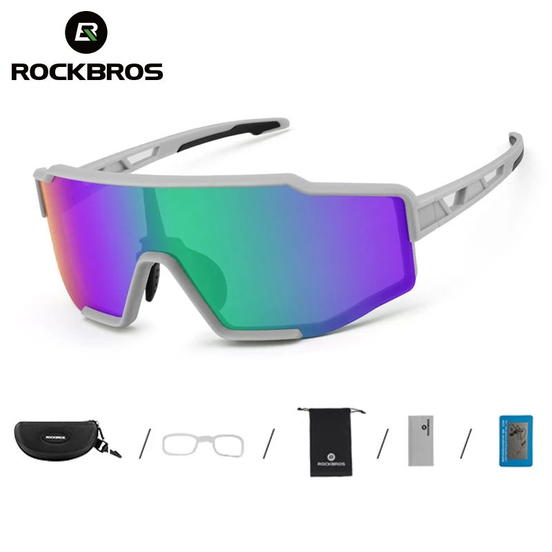 AliExpress ROCKBROS Cycling Glasses Photochromic Cycling Sunglasses Sports Polarized Men's Sunglasses MTB Racing Bike Glasses Eyewear